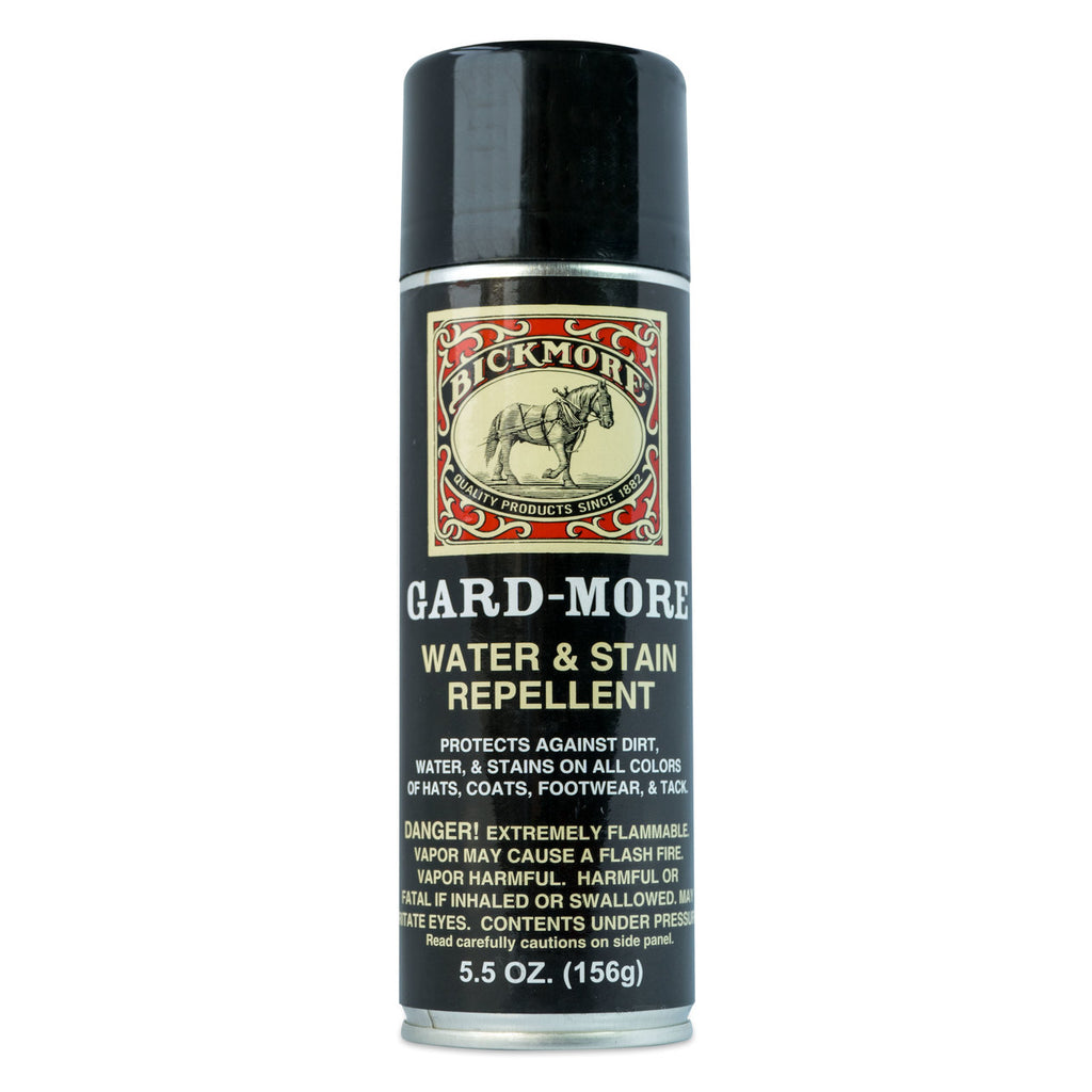 Bickmore Gard-More Water and Stain Repellent aerosol can, 7.7 oz, protectant spray for suede, nubuck, and leather
