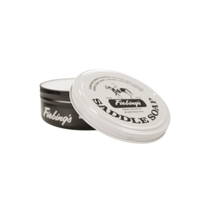 Fiebing's Yellow Saddle Soap 12 oz tin, the standard glycerin-based leather cleaner since 1895