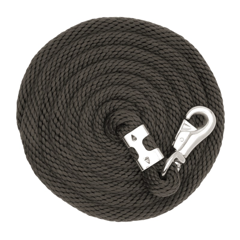 Weaver Leather 10-foot poly lead rope in solid braid with bull snap hardware